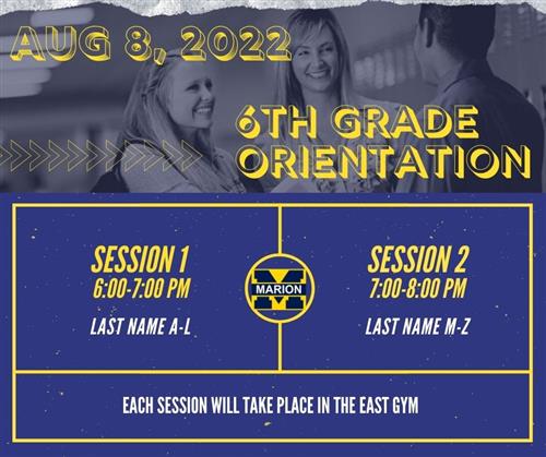6th Grade Orientation